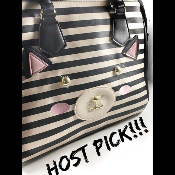 Betsey Johnson Handbags - NWT Betsey Johnson  Cat 🎉🎊HOST PICK!🎊🎉🎈❤️🎈❤️